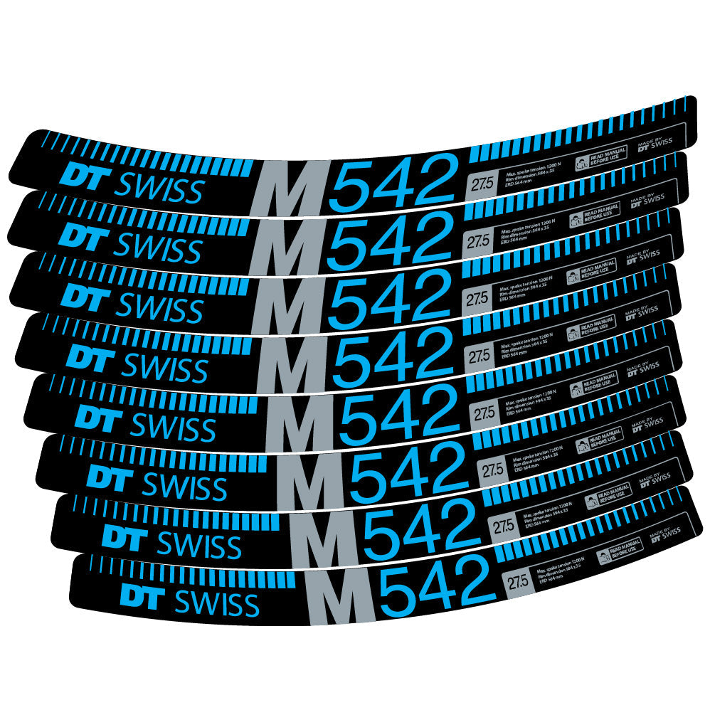 Autocollant DT Swiss M542, Roues VTT 29, Autocollant Vélo vinyle