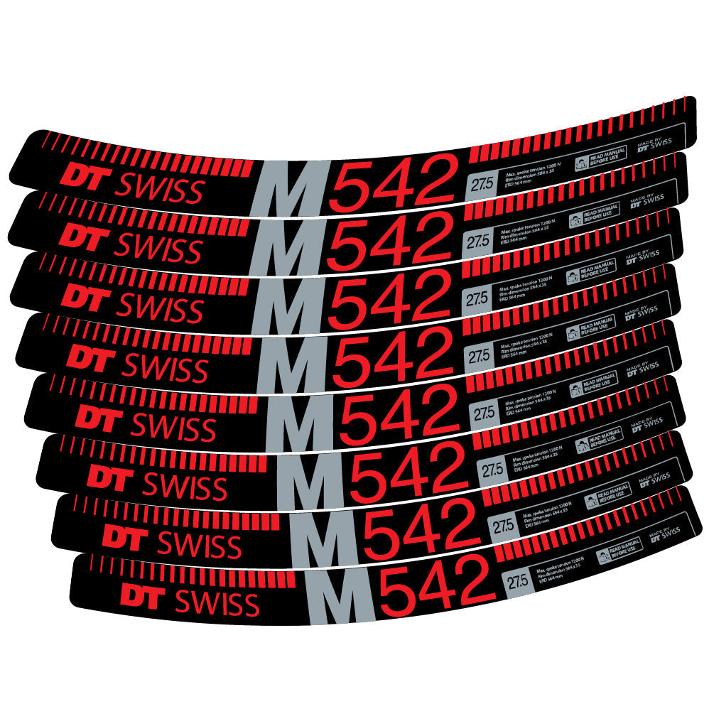 Autocollant DT Swiss M542, Roues VTT 29, Autocollant Vélo vinyle