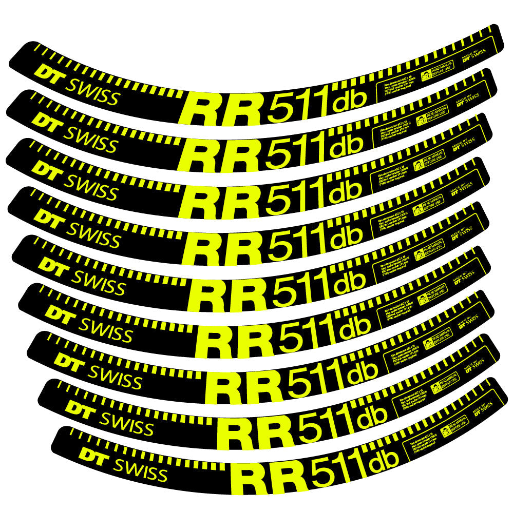 Autocollant DT Swiss FR511 db, Roues VTT 29, Autocollant vélo vinyle
