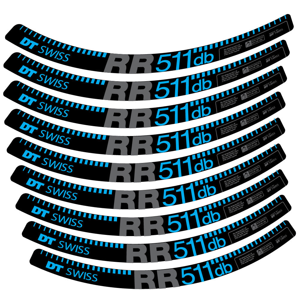 Autocollant DT Swiss FR511 db, Roues VTT 29, Autocollant vélo vinyle