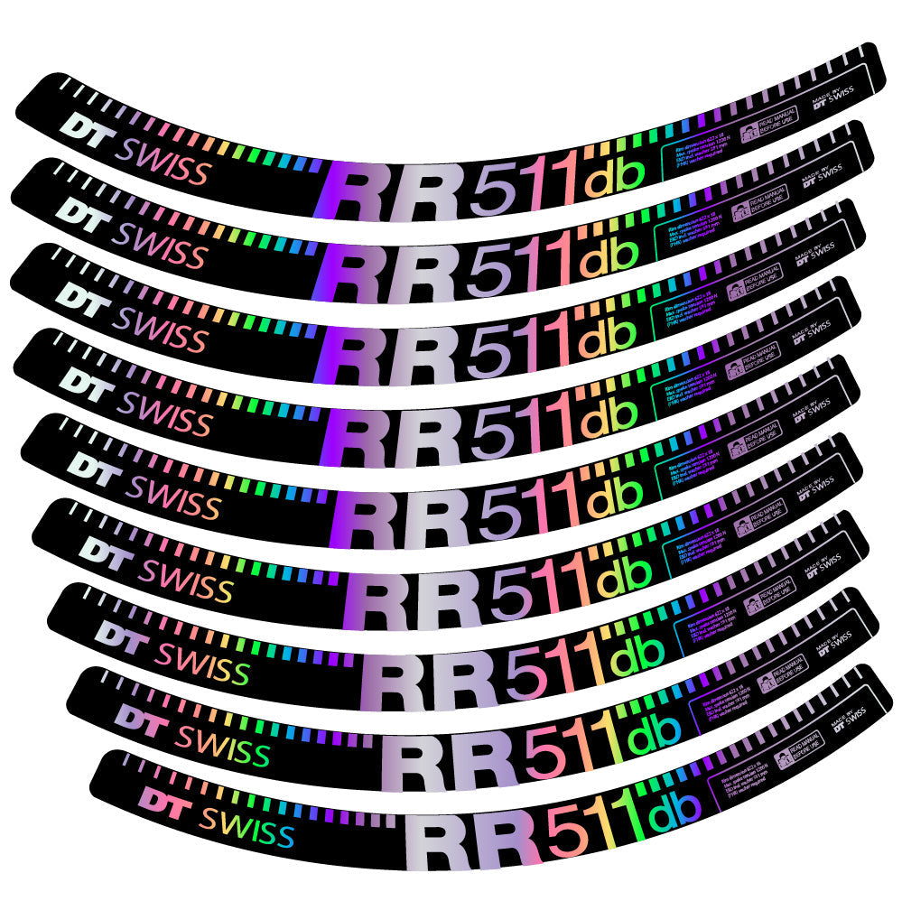 Autocollant DT Swiss FR511 db, Roues VTT 29, Autocollant vélo vinyle