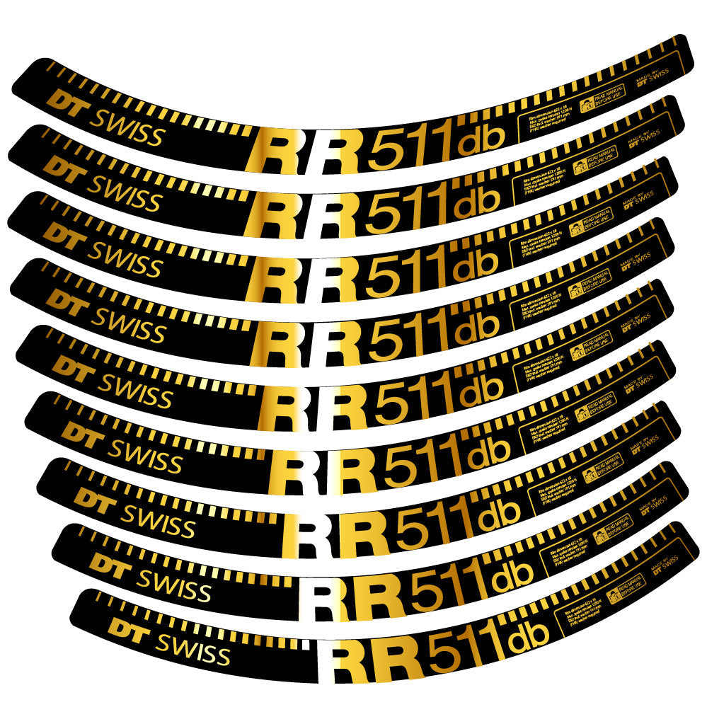 Autocollant DT Swiss FR511 db, Roues VTT 29, Autocollant vélo vinyle