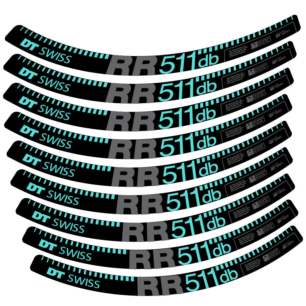 Autocollant DT Swiss FR511 db, Roues VTT 29, Autocollant vélo vinyle