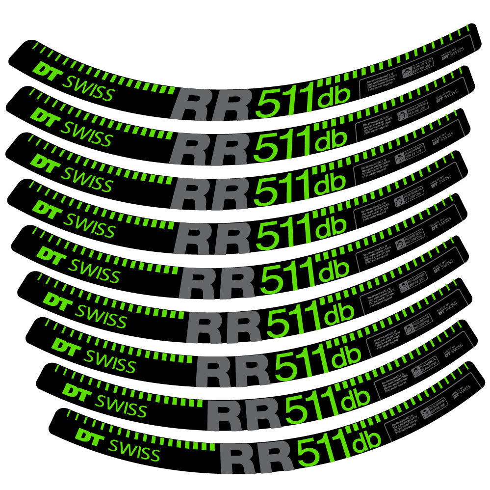 Autocollant DT Swiss FR511 db, Roues VTT 29, Autocollant vélo vinyle