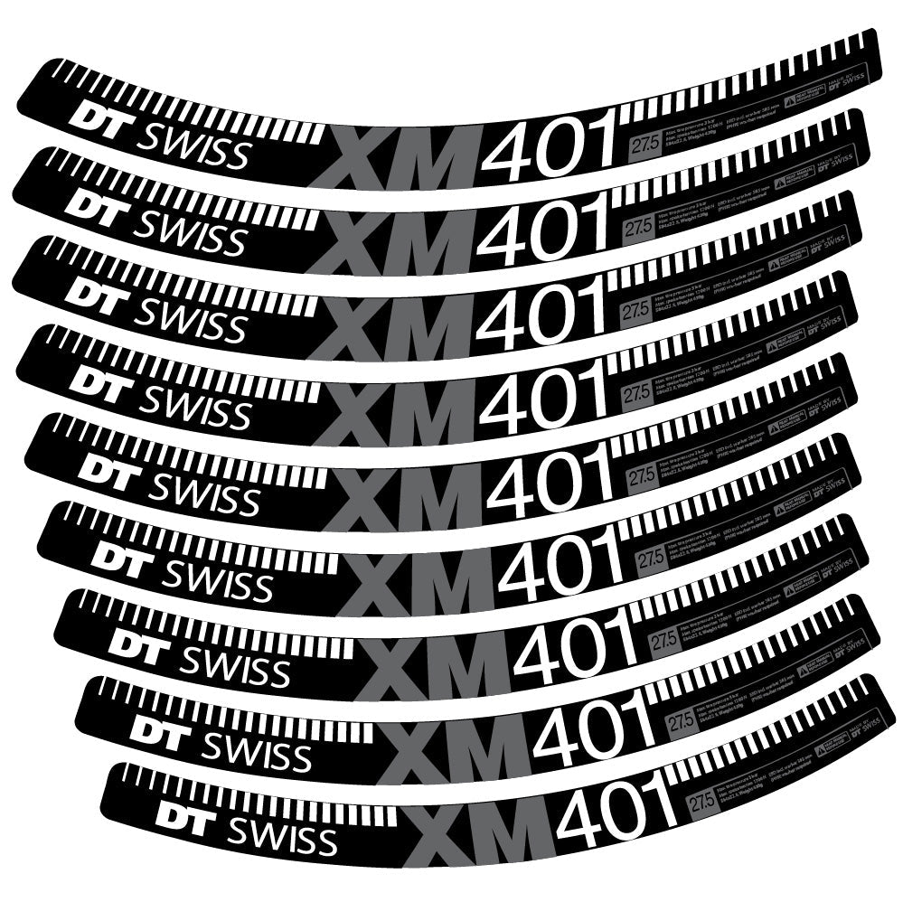 Autocollant DT Swiss XM401, Roues VTT 29, Autocollant Vélo vinyle