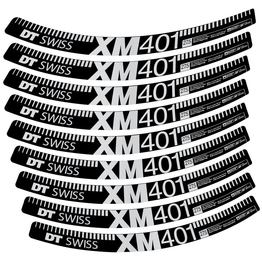 Autocollant DT Swiss XM401, Roues VTT 29, Autocollant Vélo vinyle