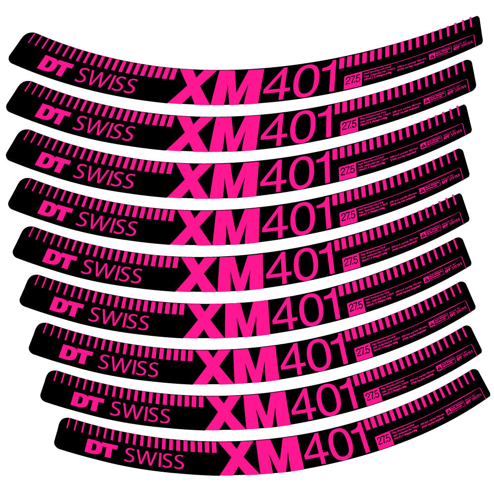 Autocollant DT Swiss XM401, Roues VTT 29, Autocollant Vélo vinyle