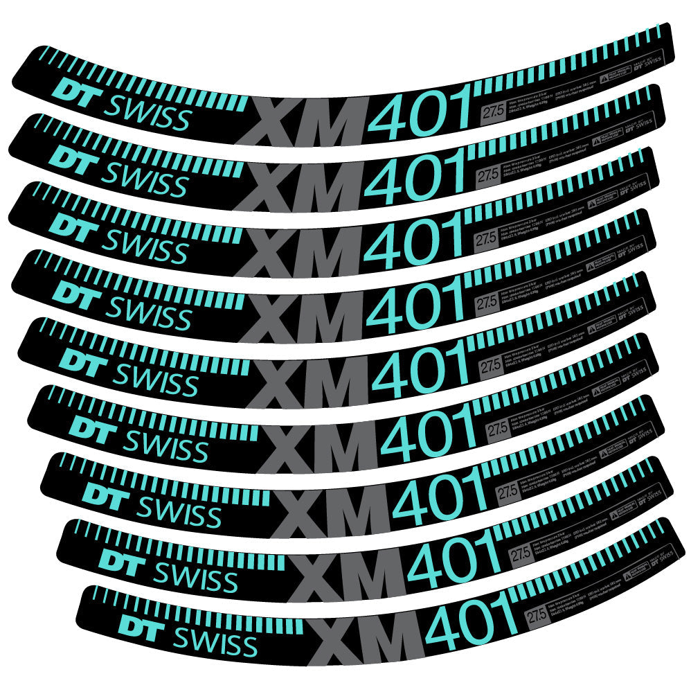 Autocollant DT Swiss XM401, Roues VTT 29, Autocollant Vélo vinyle
