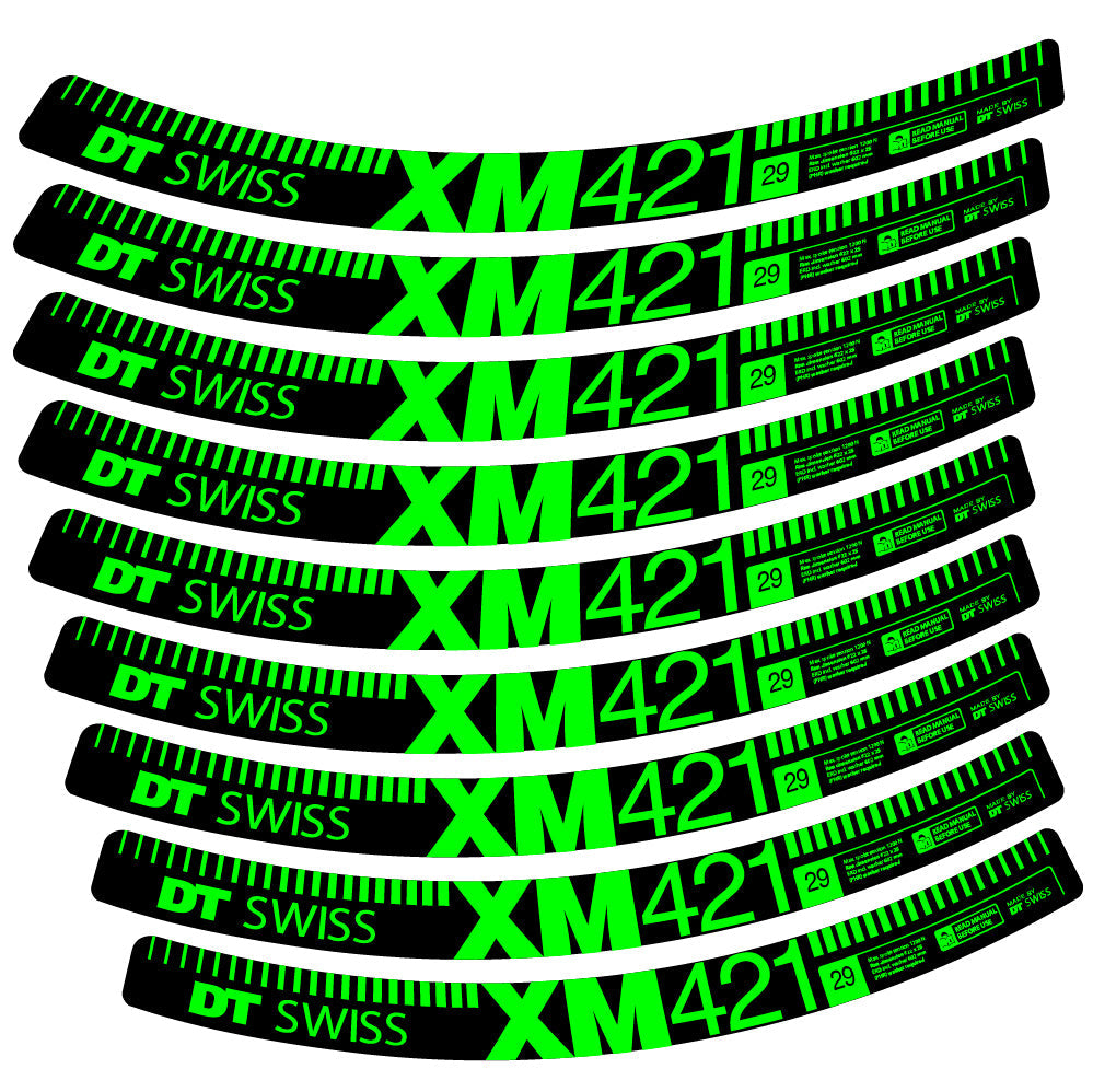 Autocollant DT Swiss XM421, Roues VTT 29, Autocollant Vélo vinyle