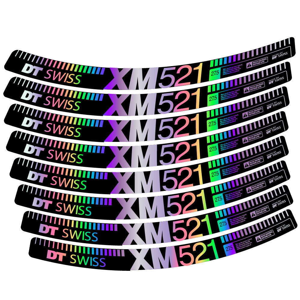 Autocollant DT Swiss XM521, Roues VTT 29, Autocollant Vélo vinyle