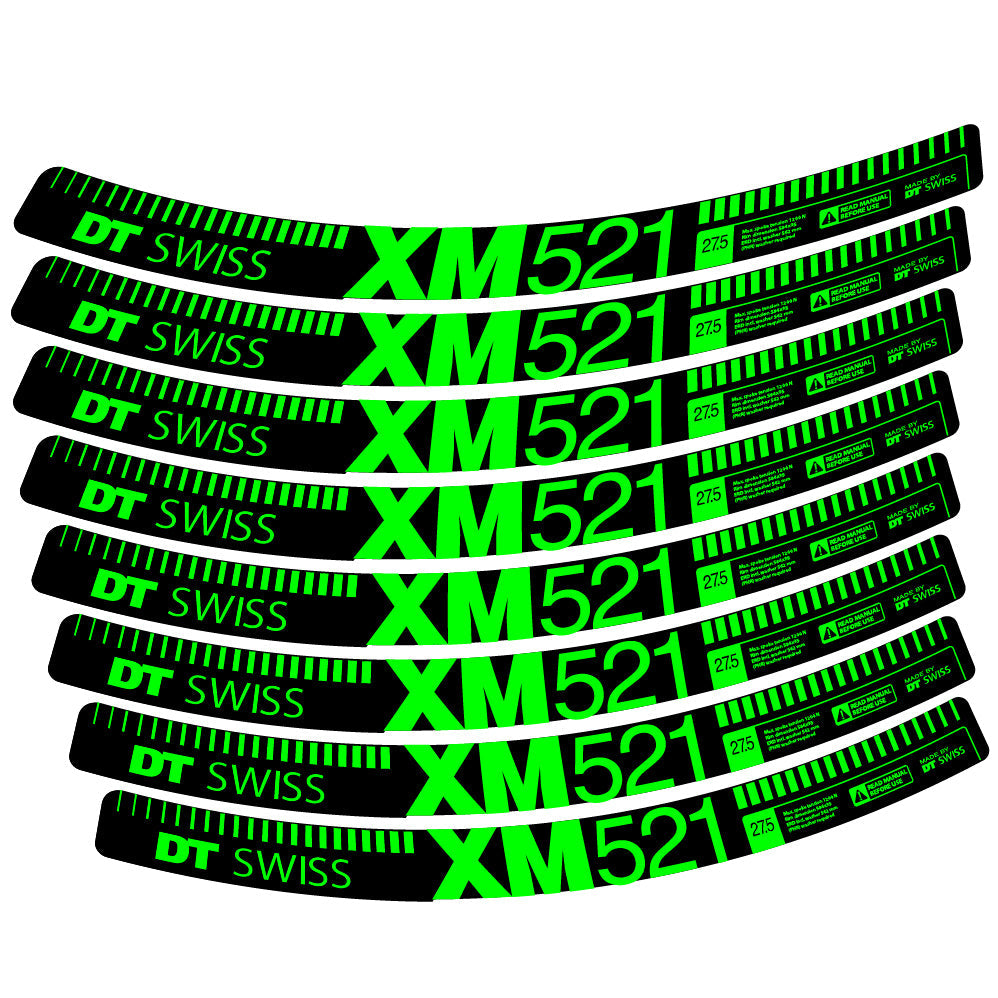 Autocollant DT Swiss XM521, Roues VTT 29, Autocollant Vélo vinyle