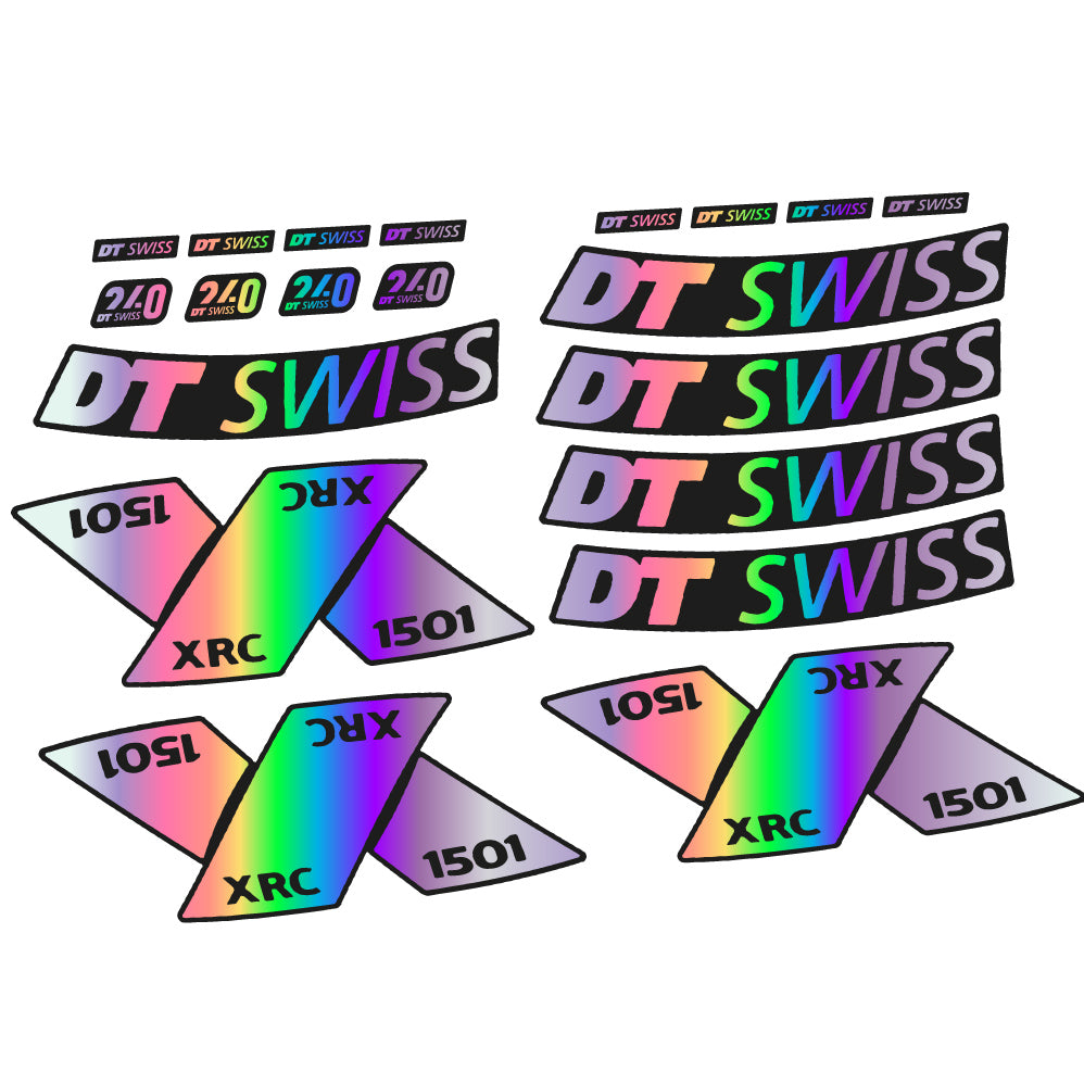 Autocollant DT Swiss XRC 1501 Spline 2022, Roues VTT 29, Autocollant vinyle