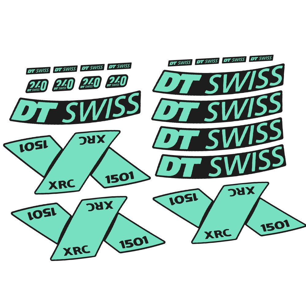 Autocollant DT Swiss XRC 1501 Spline 2022, Roues VTT 29, Autocollant vinyle