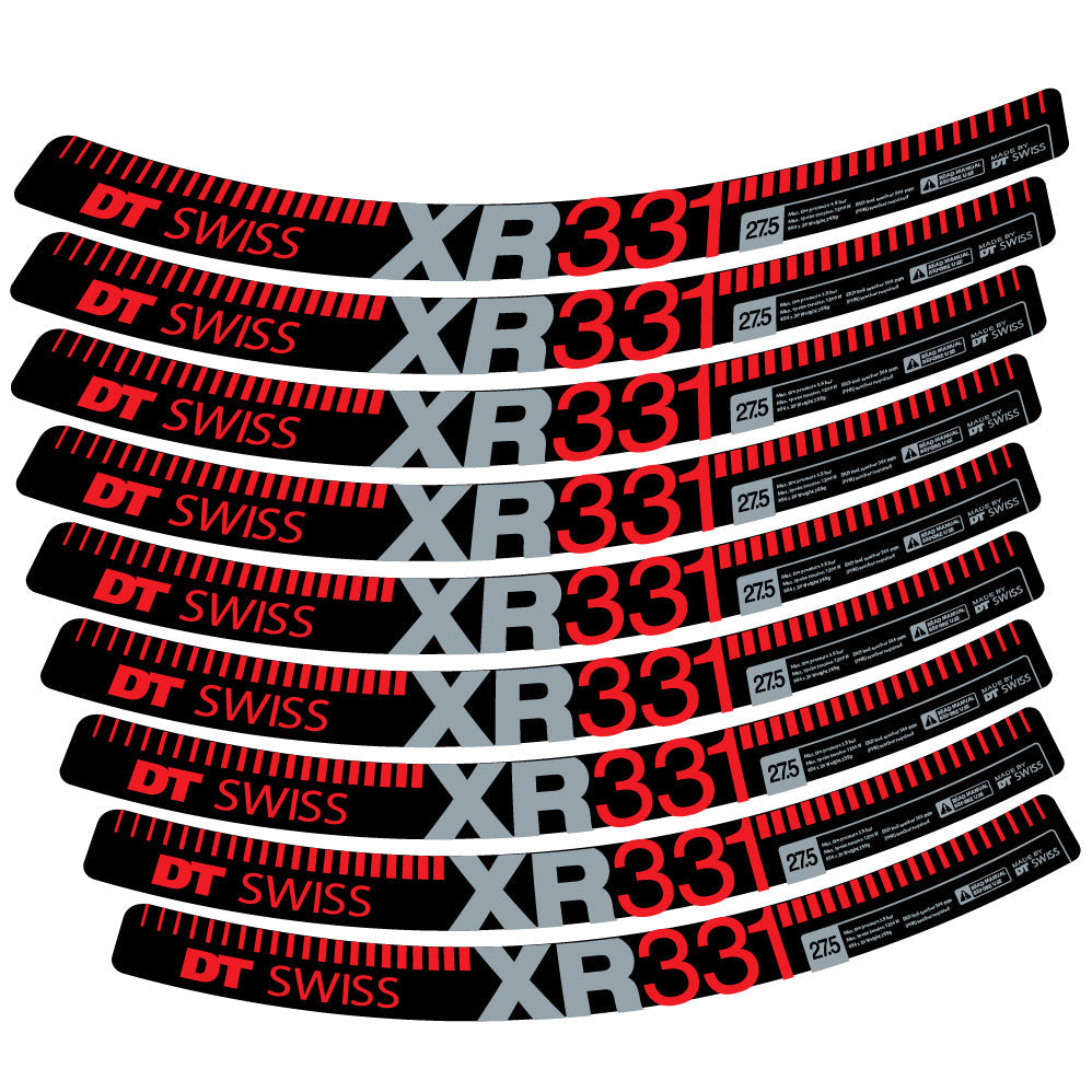 Autocollant DT Swiss XR331, Roues VTT 29, Autocollant Vélo vinyle