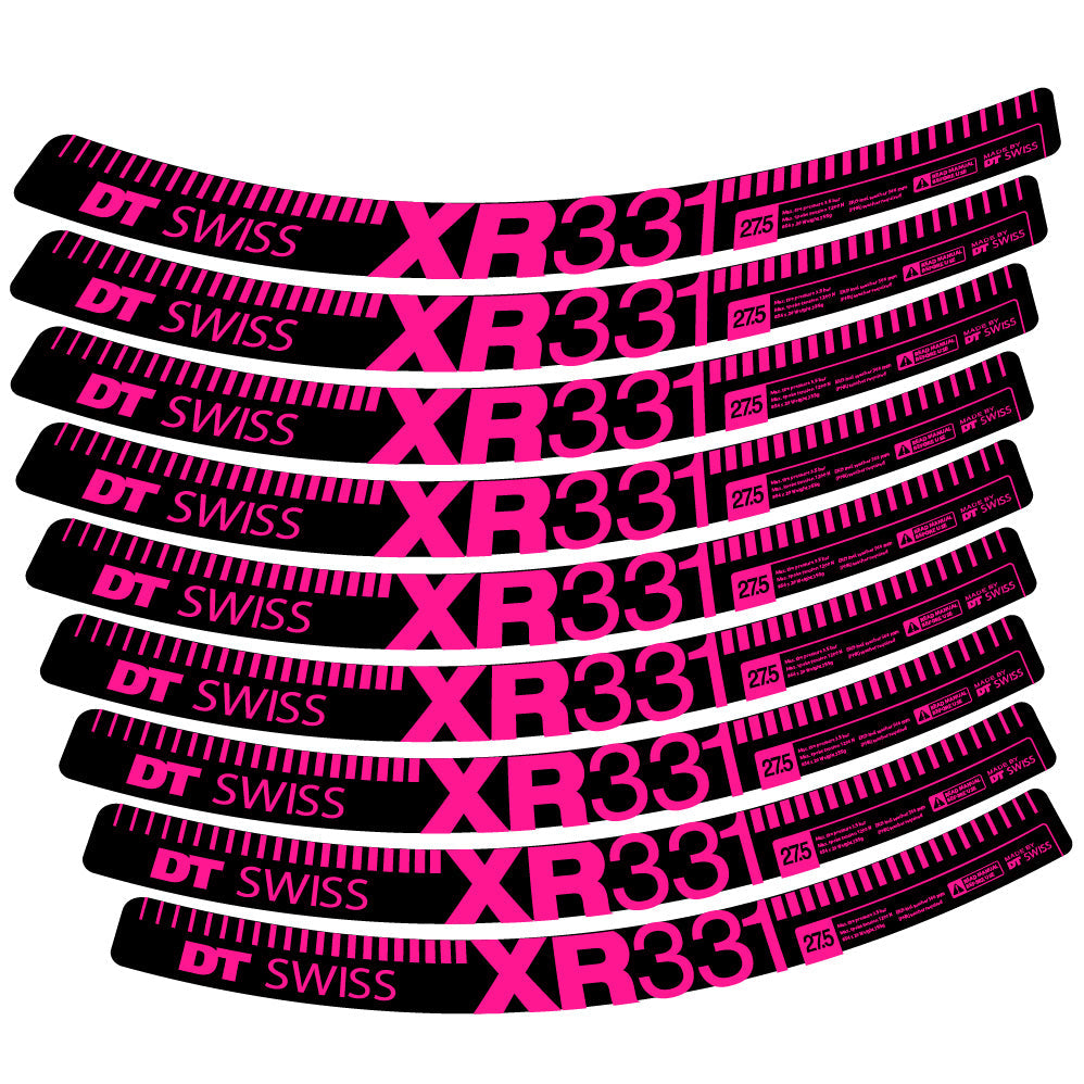 Autocollant DT Swiss XR331, Roues VTT 29, Autocollant Vélo vinyle