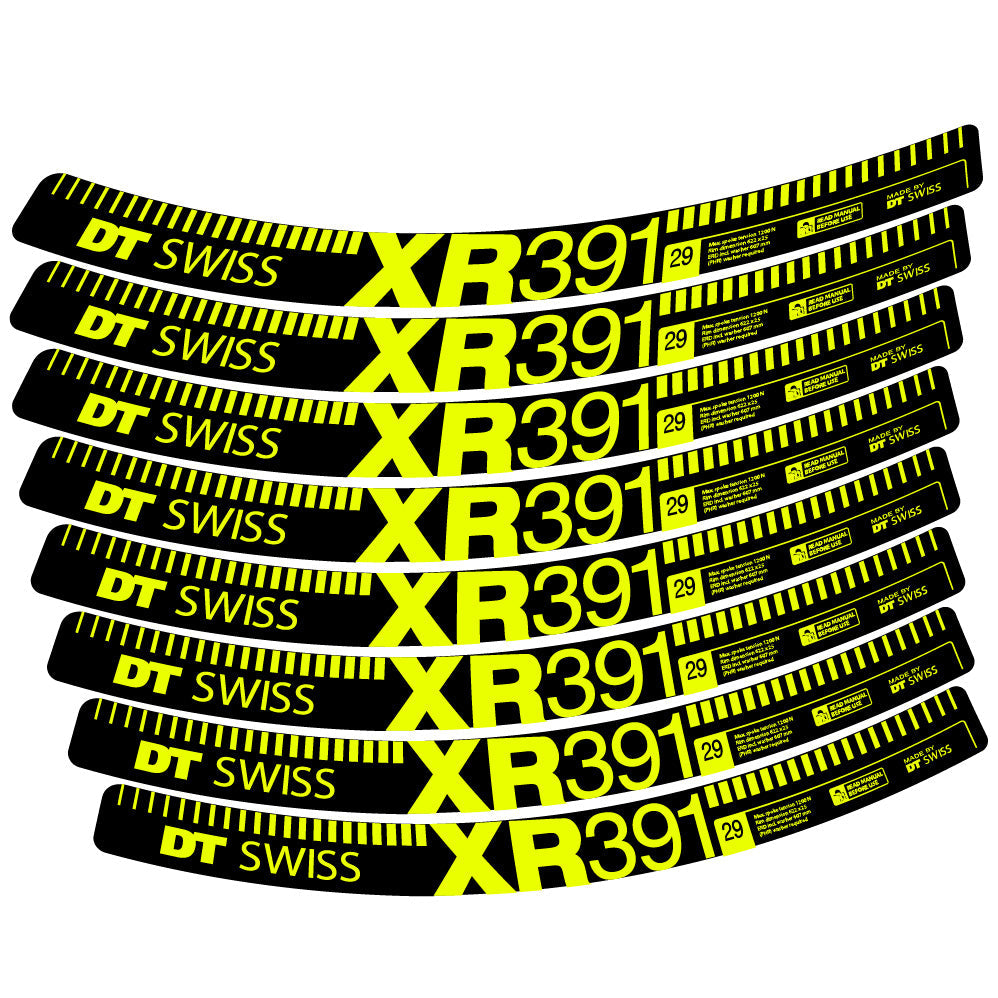 Autocollant DT Swiss XR391, Roues VTT 29, Autocollant Vélo vinyle