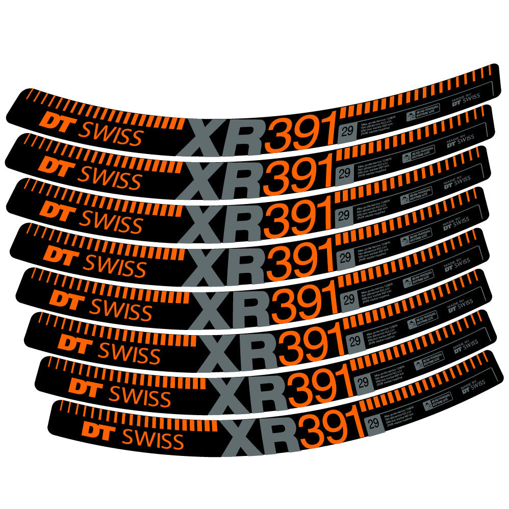 Autocollant DT Swiss XR391, Roues VTT 29, Autocollant Vélo vinyle