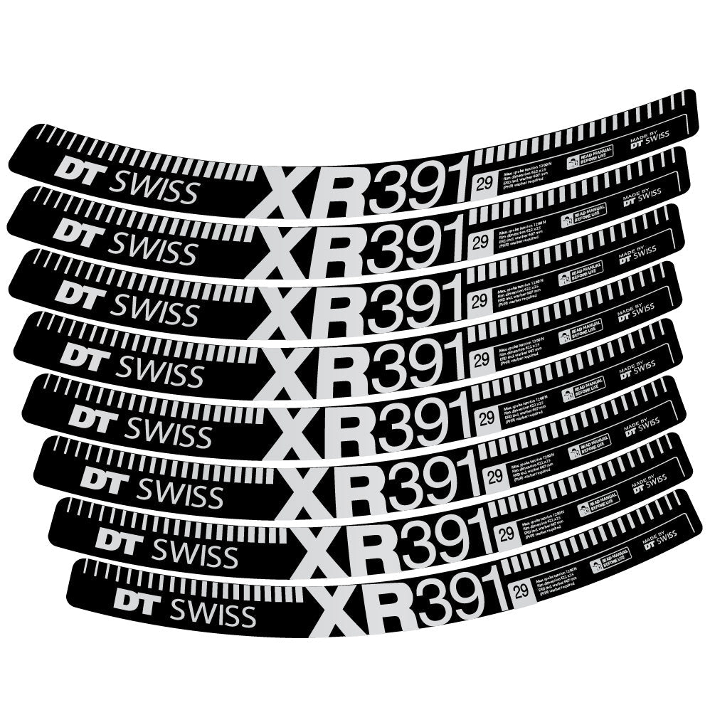 Autocollant DT Swiss XR391, Roues VTT 29, Autocollant Vélo vinyle
