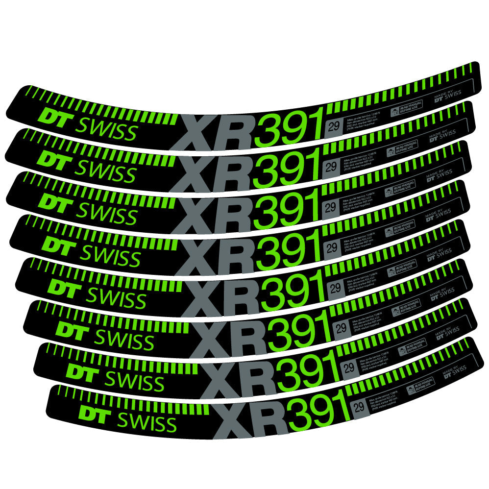 Autocollant DT Swiss XR391, Roues VTT 29, Autocollant Vélo vinyle