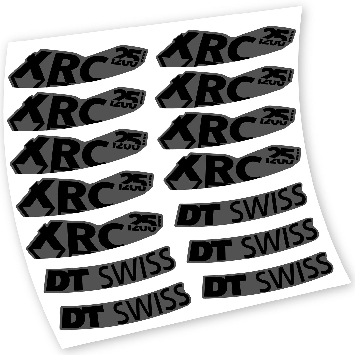 Autocollant pour roue de vélo de montagne DT Swiss XRC 25 1200