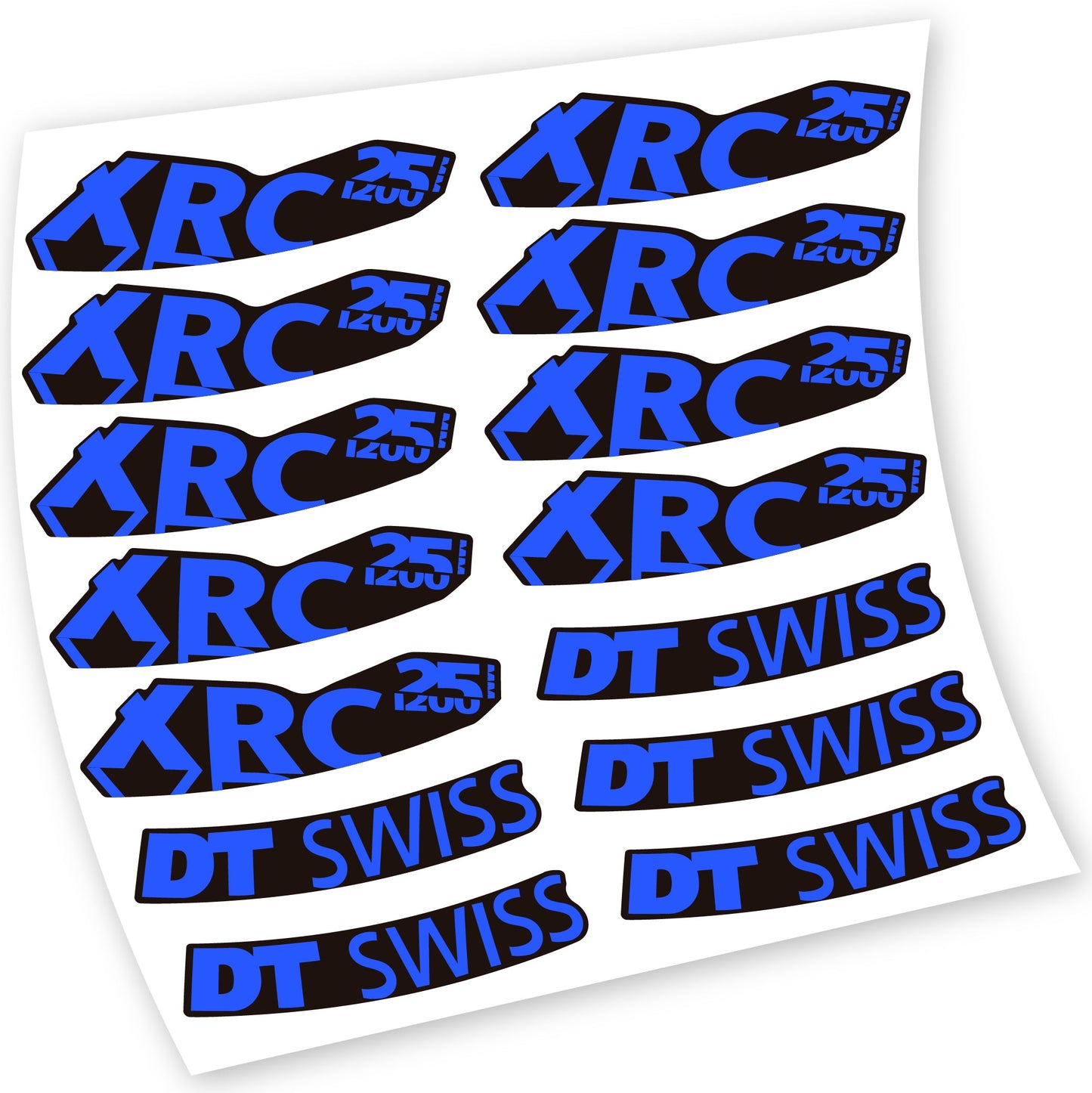 Autocollant pour roue de vélo de montagne DT Swiss XRC 25 1200