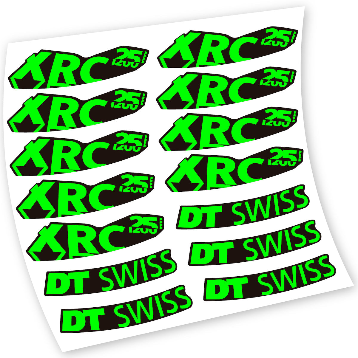 Autocollant pour roue de vélo de montagne DT Swiss XRC 25 1200