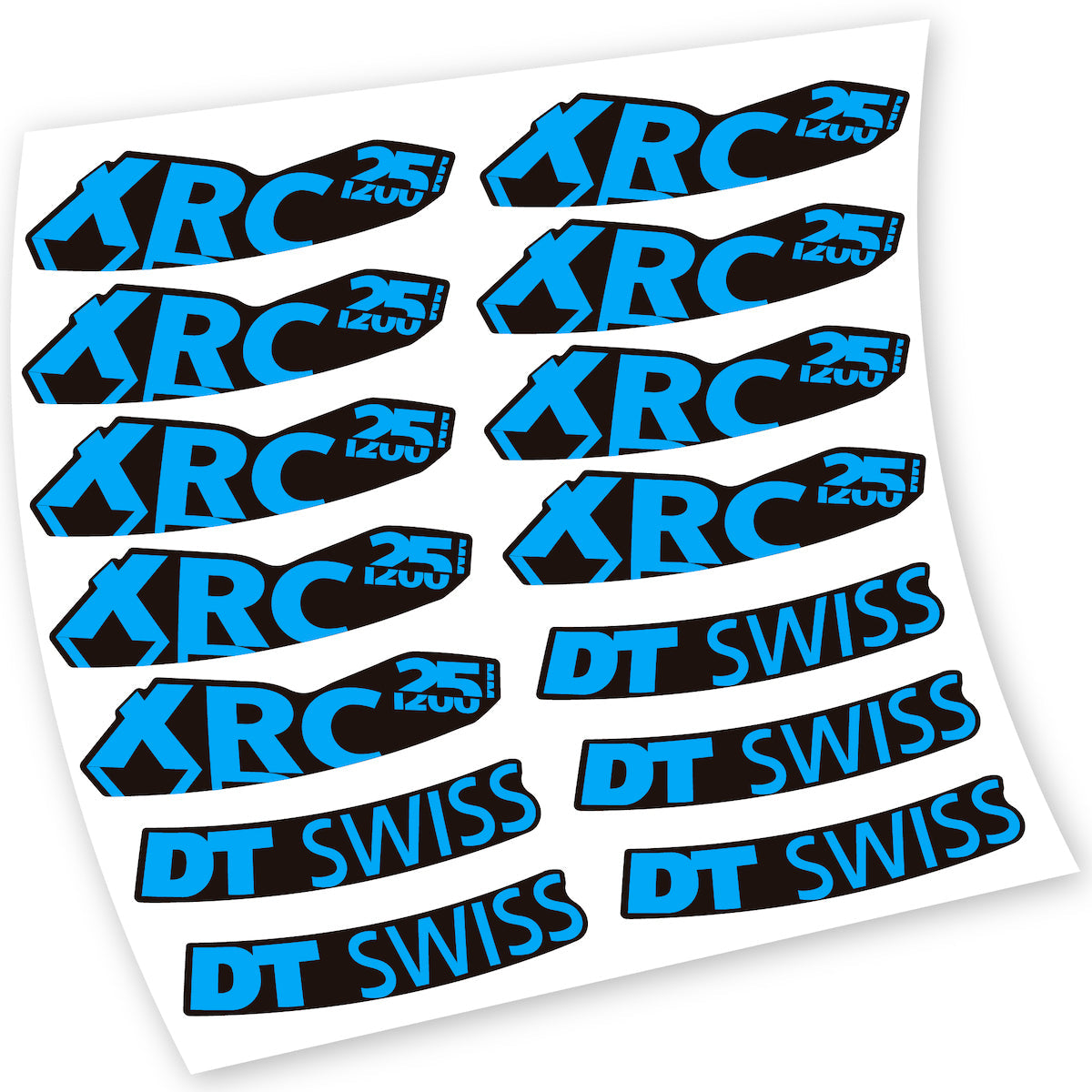 Autocollant pour roue de vélo de montagne DT Swiss XRC 25 1200