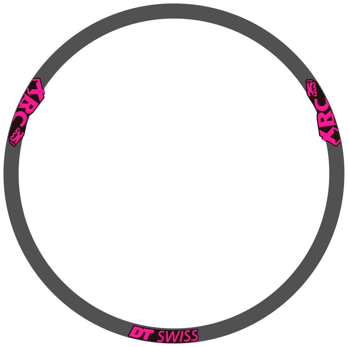 Autocollant pour roue de vélo de montagne DT Swiss XRC 25 1200