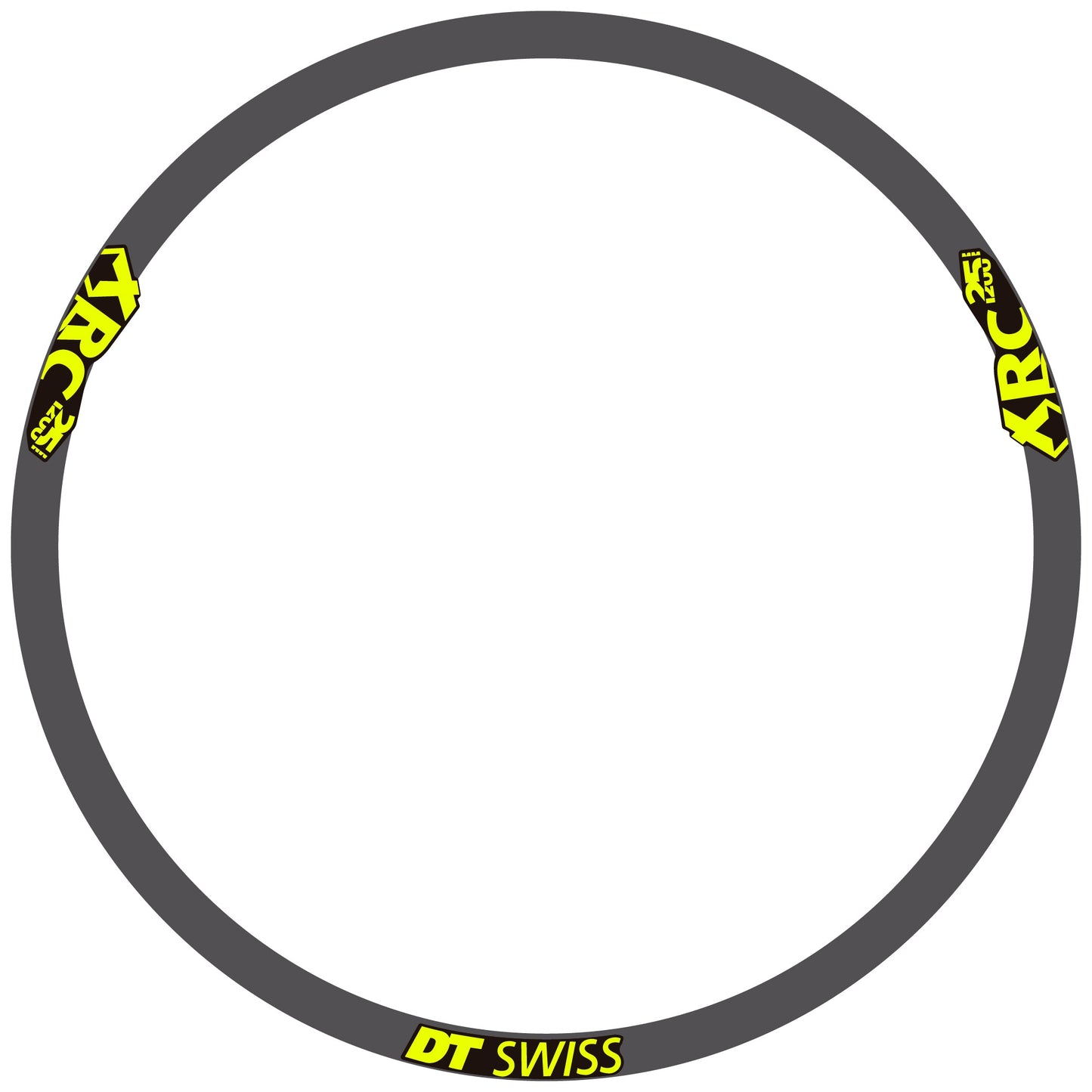 Autocollant pour roue de vélo de montagne DT Swiss XRC 25 1200