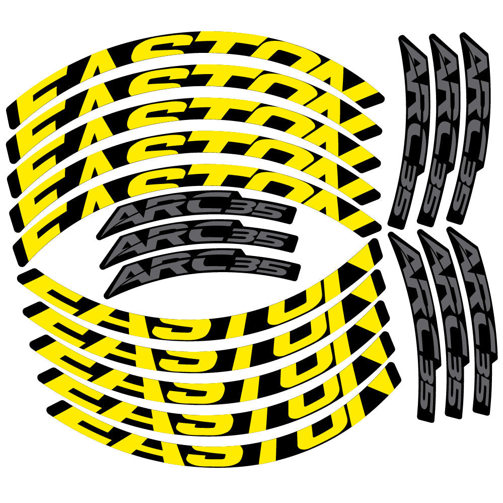 Autocollant Easton ARC35, Roues VTT 29, Autocollant Vélo vinyle