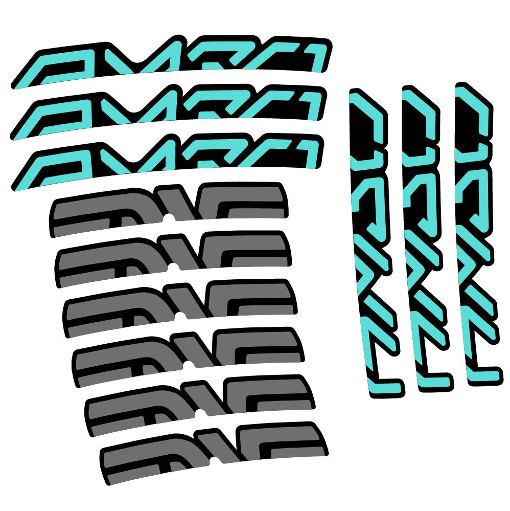 Autocollant Enve AM30 2021, Roues VTT 29, Autocollant Vélo vinyle
