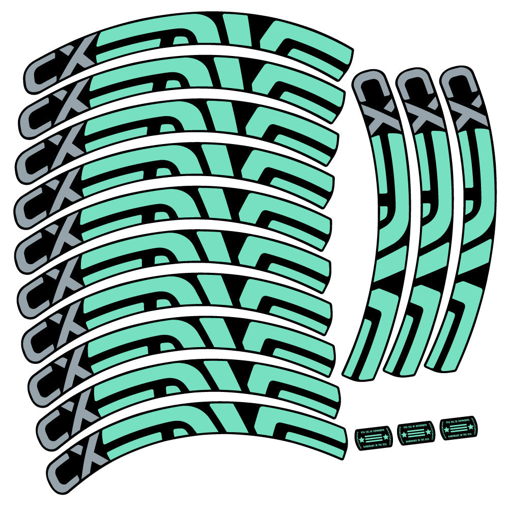 Autocollant Enve CX, Roues VTT 29, Autocollant Vélo vinyle