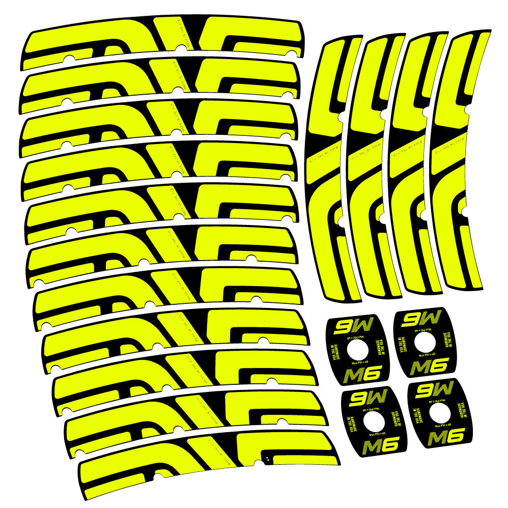 Autocollant Enve M Series M6, Roues VTT 29, Vélo vinyle sticker