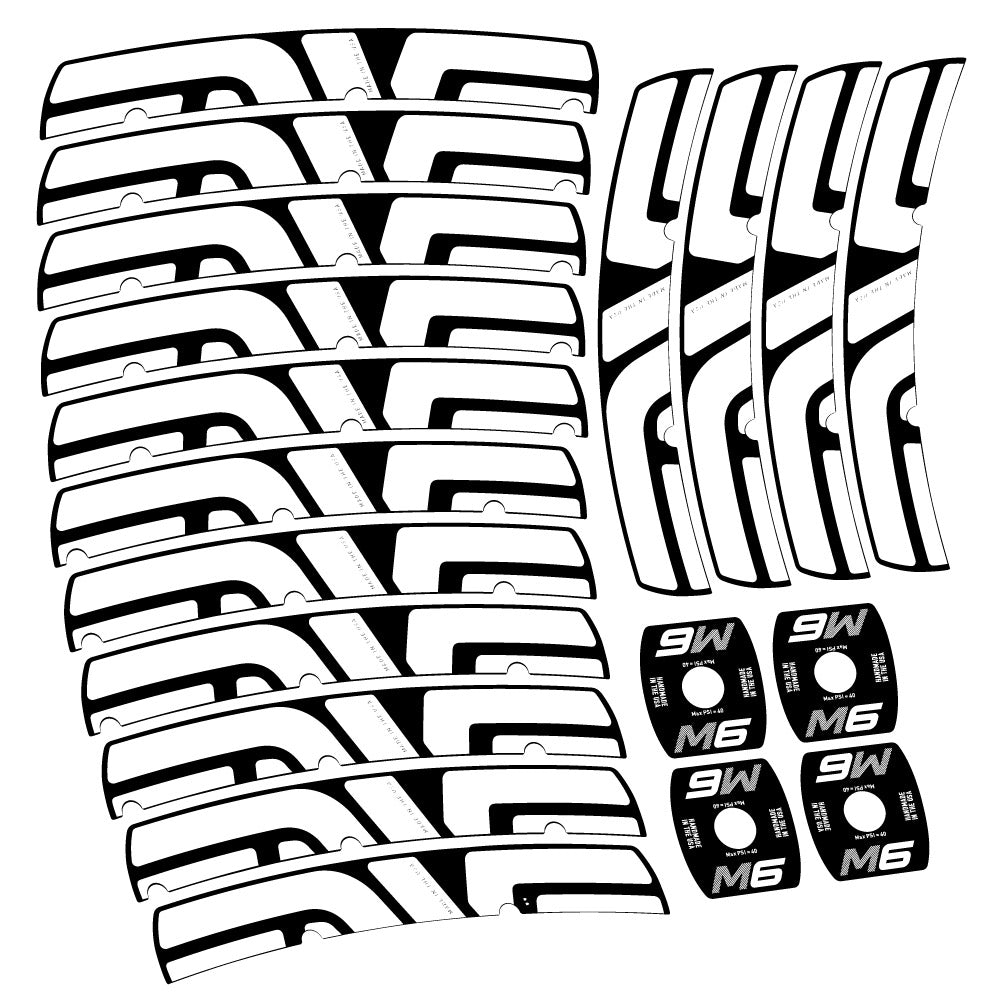 Autocollant Enve M Series M6, Roues VTT 29, Vélo vinyle sticker