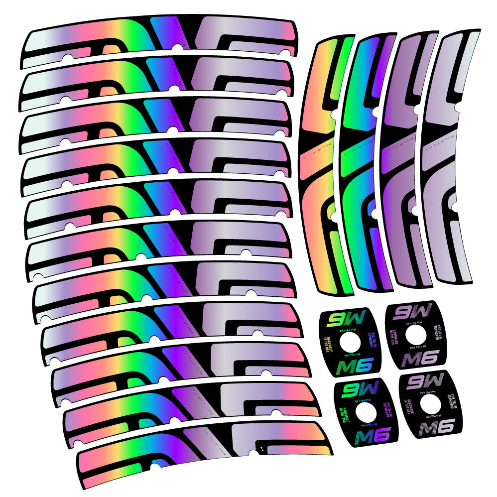 Autocollant Enve M Series M6, Roues VTT 29, Vélo vinyle sticker