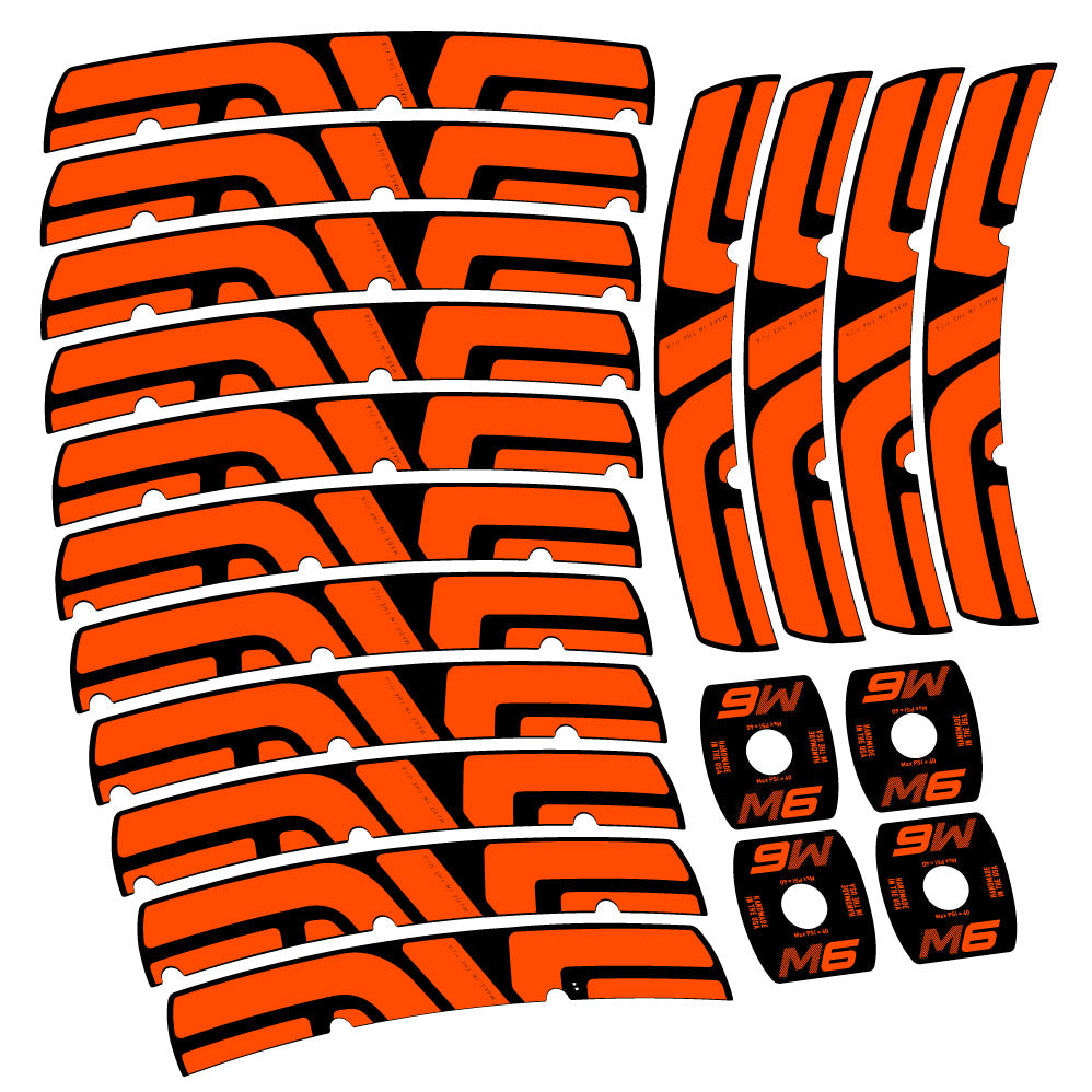 Autocollant Enve M Series M6, Roues VTT 29, Vélo vinyle sticker