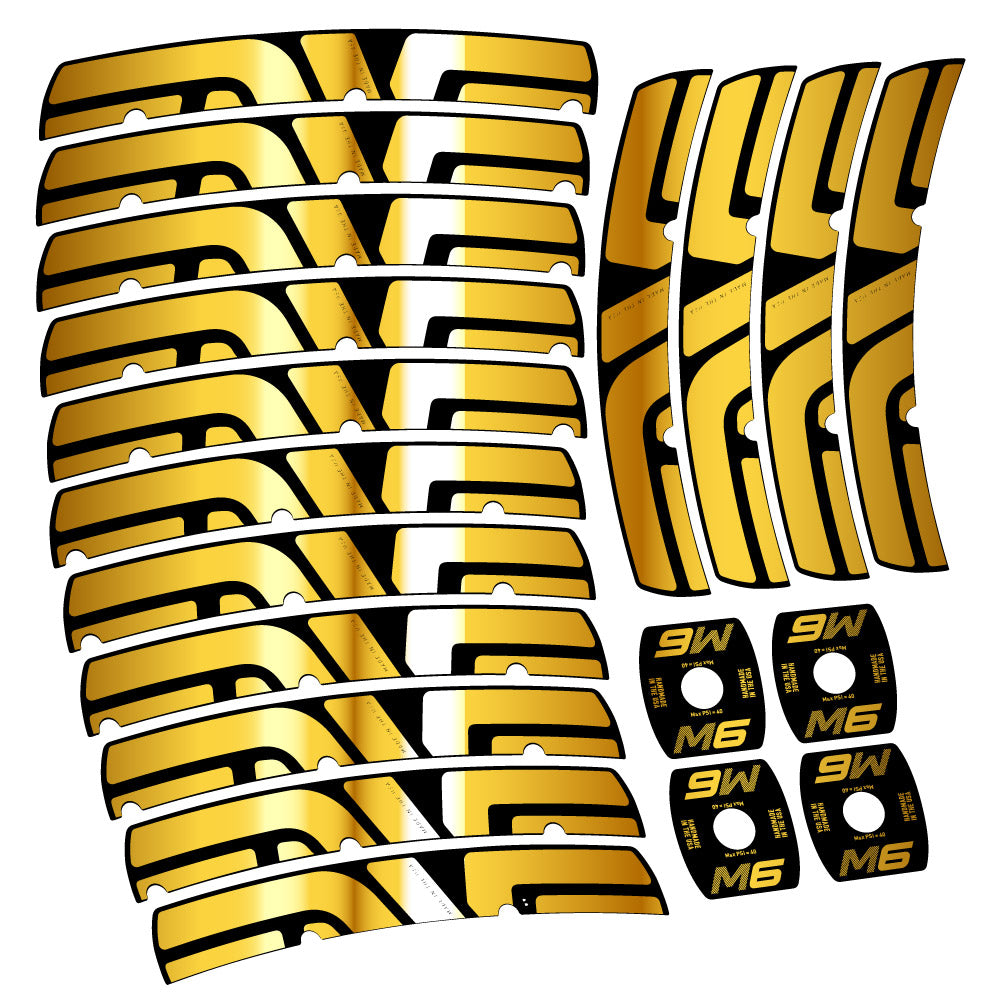 Autocollant Enve M Series M6, Roues VTT 29, Vélo vinyle sticker
