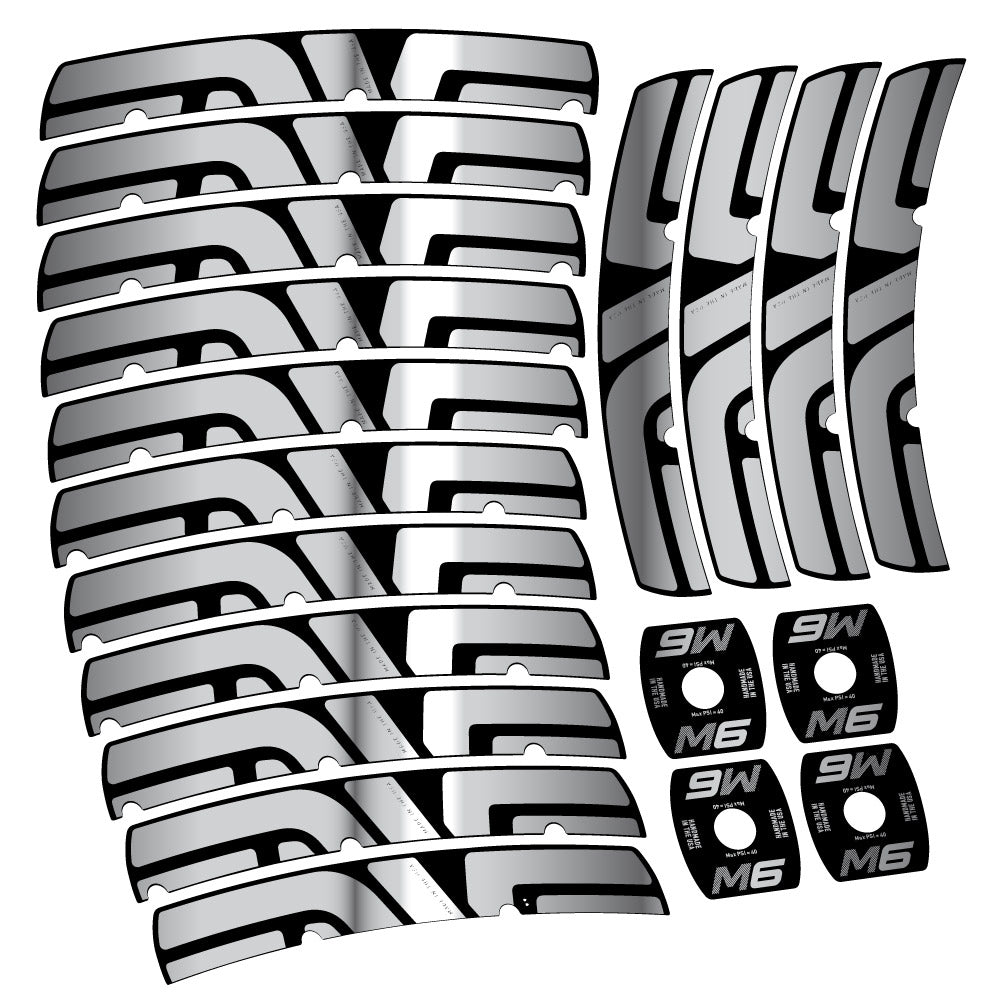Autocollant Enve M Series M6, Roues VTT 29, Vélo vinyle sticker