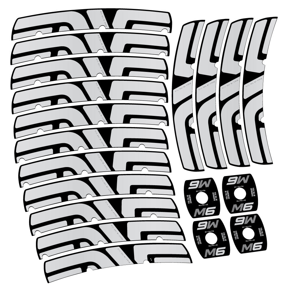 Autocollant Enve M Series M6, Roues VTT 29, Vélo vinyle sticker