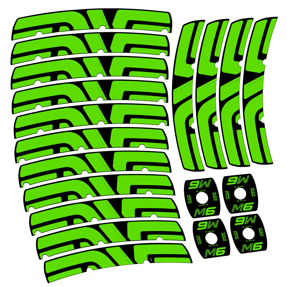 Autocollant Enve M Series M6, Roues VTT 29, Vélo vinyle sticker