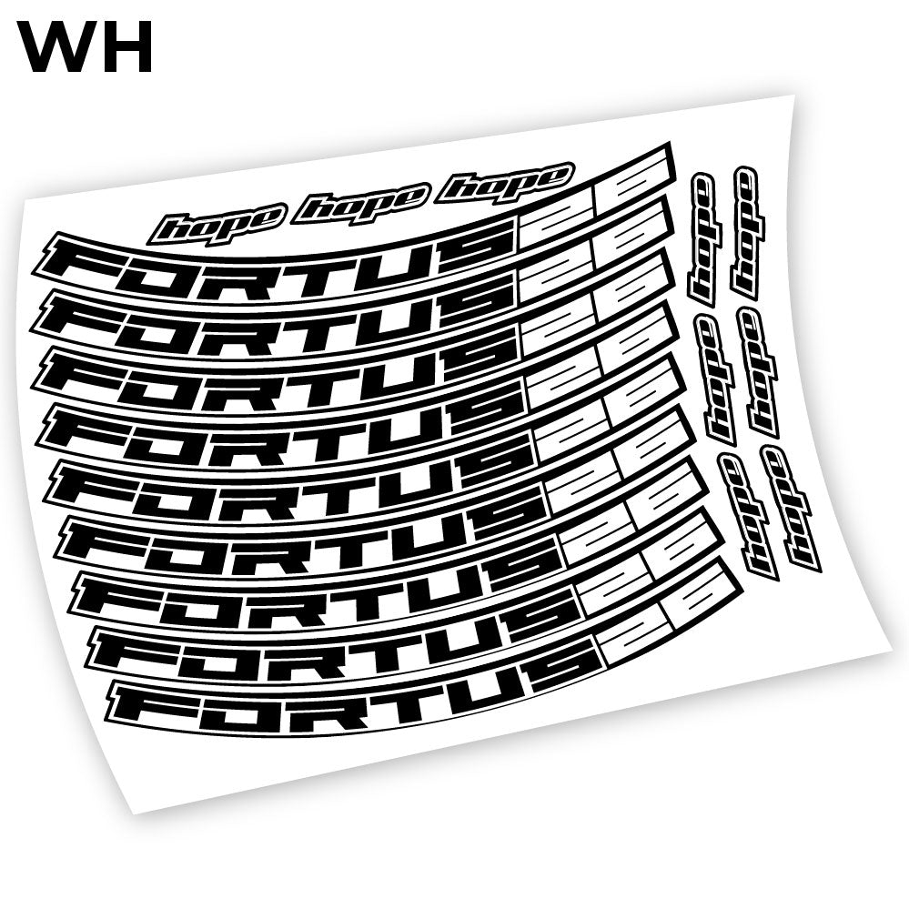 Autocollant, Hope Fortus 26, autocollant Mountain Wheel Vélos Vinyle