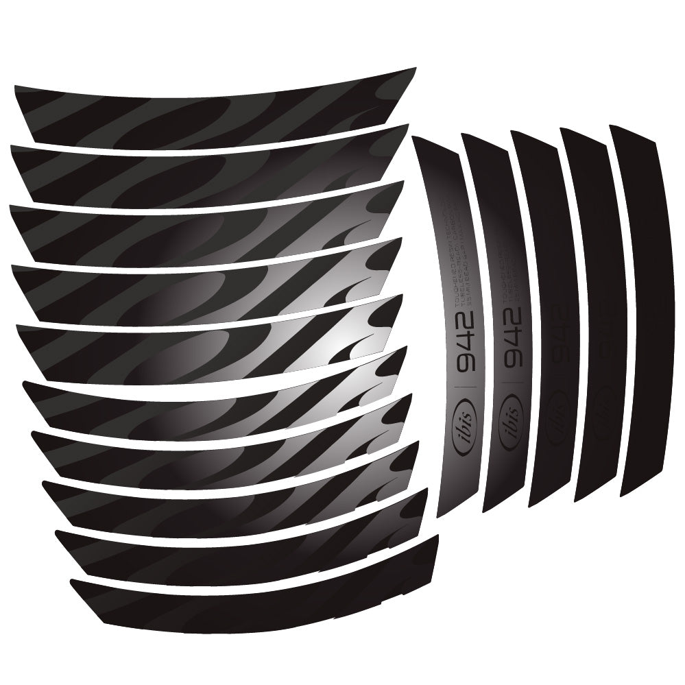 Autocollant Ibis 942 2019, Roues VTT 29, Autocollant Vélo vinyle