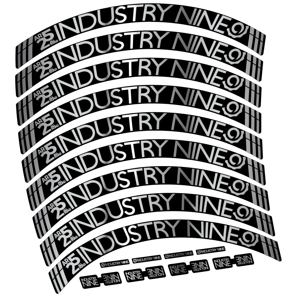Autocollant Industry Nine AR25 CX Mountain Wheel Vélo vinyle autocollant
