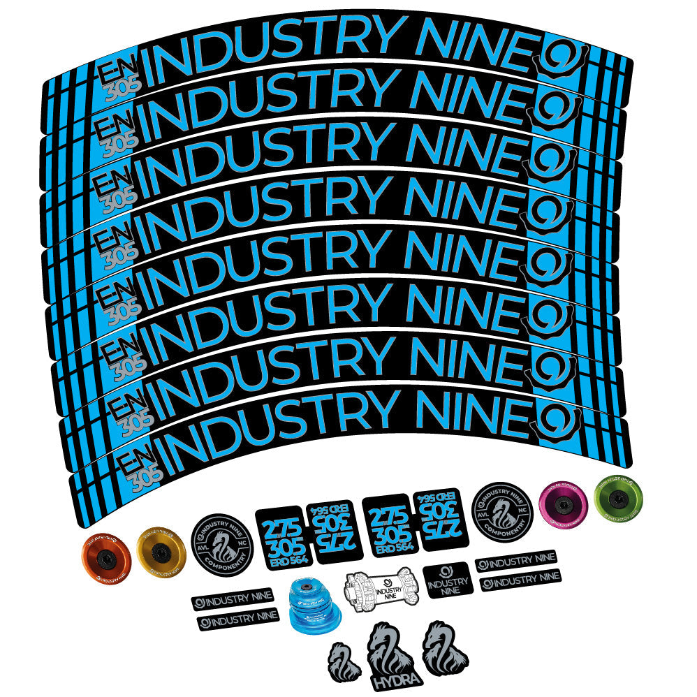 Autocollant Industry Nine Enduro 305 V3, Roues VTT 29, Vélo vinyle sticker