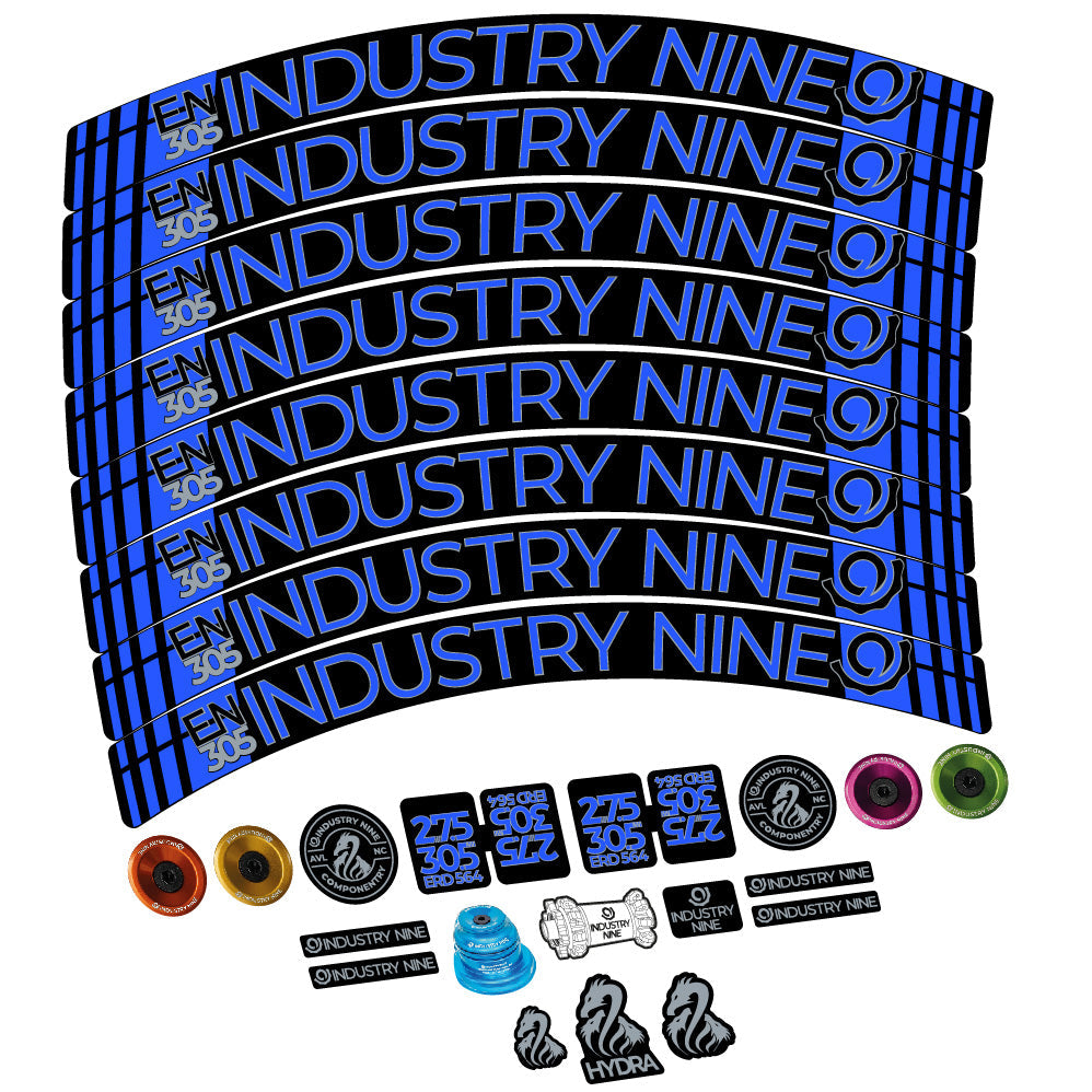 Autocollant Industry Nine Enduro 305 V3, Roues VTT 29, Vélo vinyle sticker