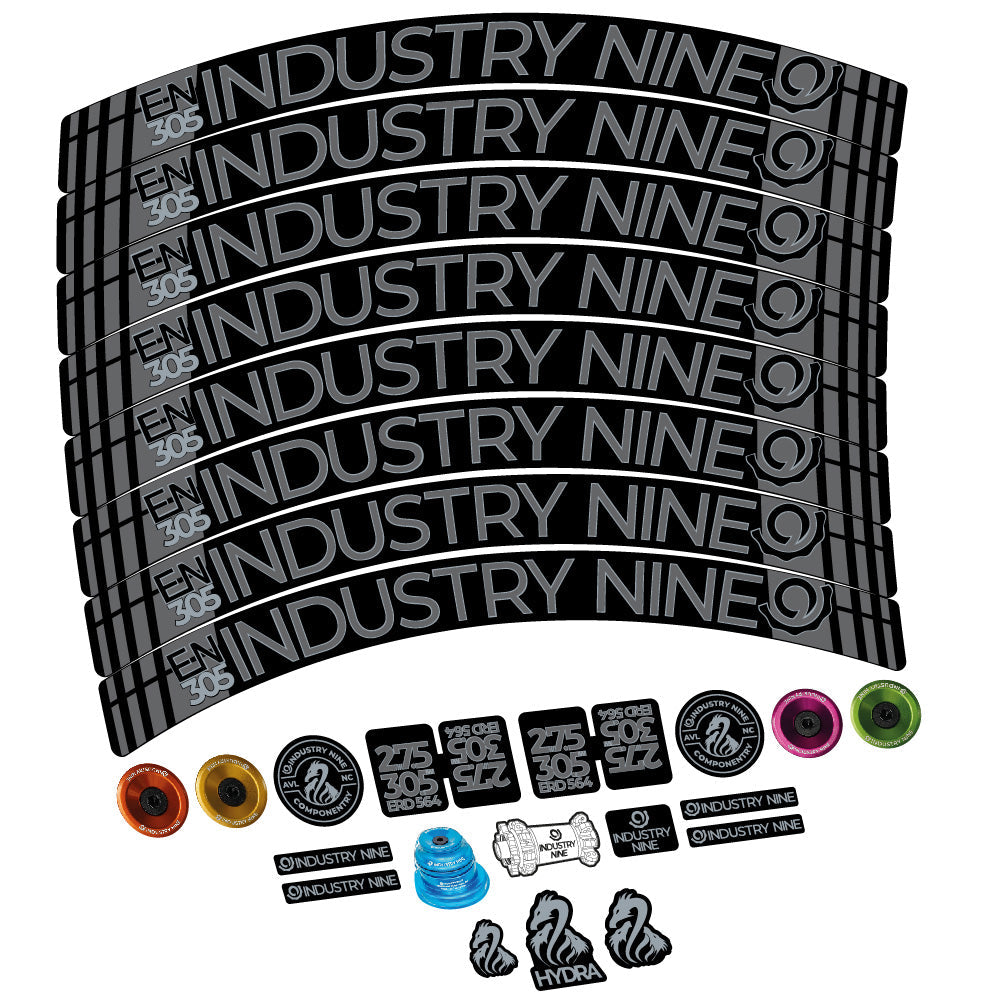 Autocollant Industry Nine Enduro 305 V3, Roues VTT 29, Vélo vinyle sticker