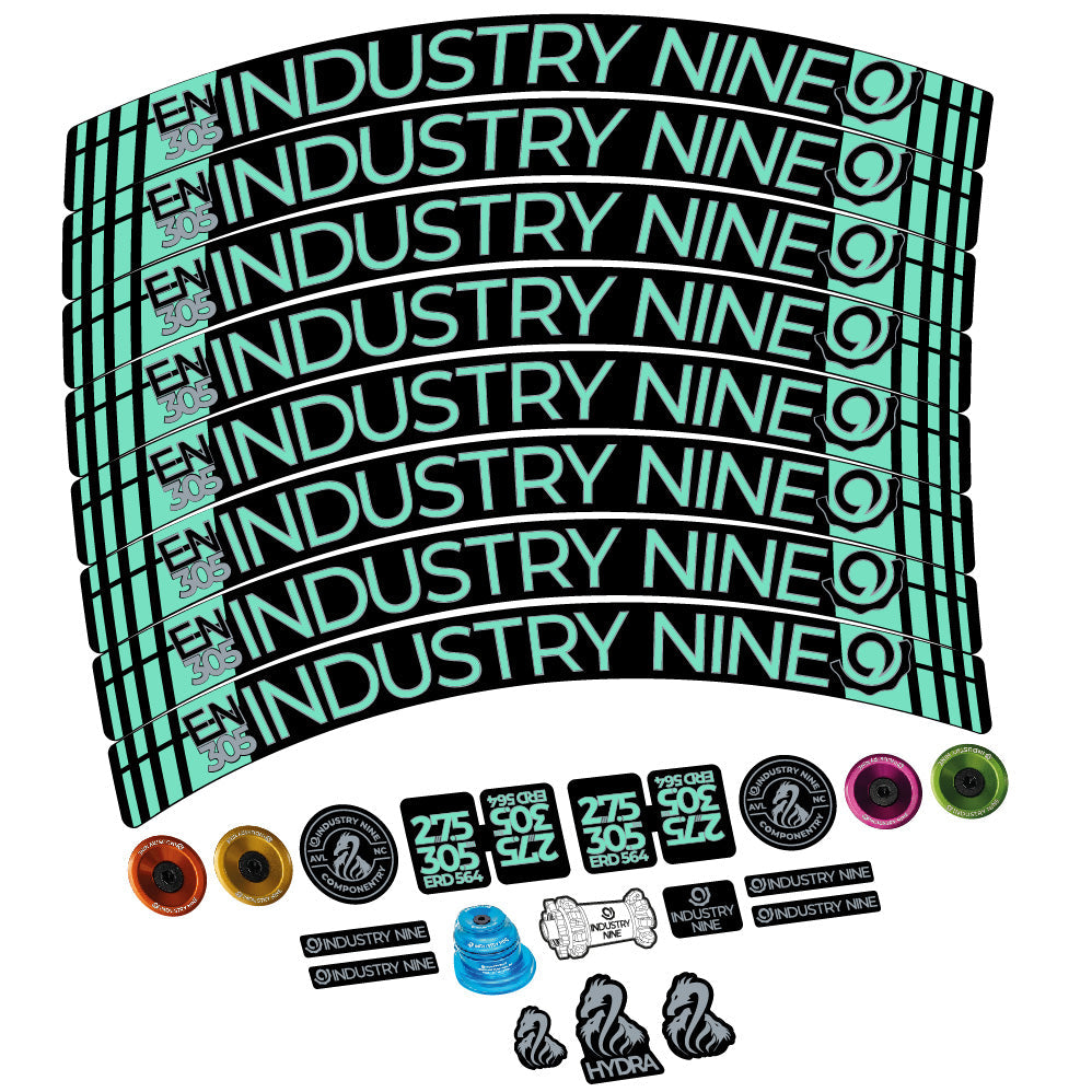 Autocollant Industry Nine Enduro 305 V3, Roues VTT 29, Vélo vinyle sticker
