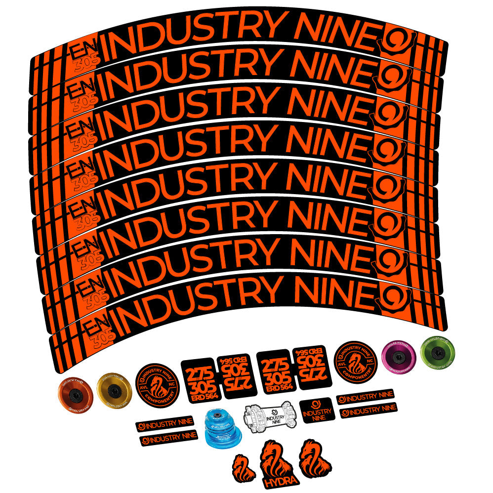 Autocollant Industry Nine Enduro 305 V3, Roues VTT 29, Vélo vinyle sticker
