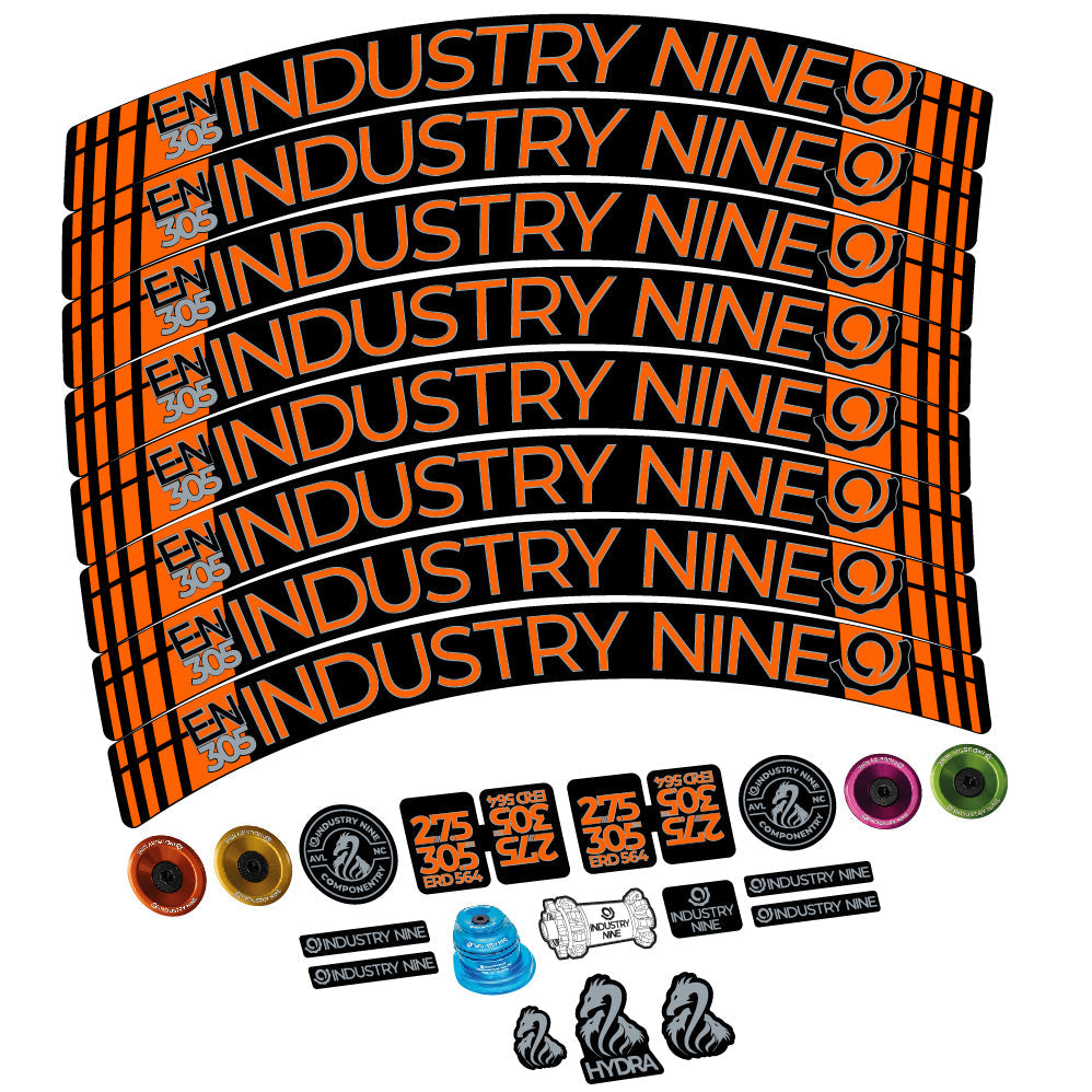 Autocollant Industry Nine Enduro 305 V3, Roues VTT 29, Vélo vinyle sticker