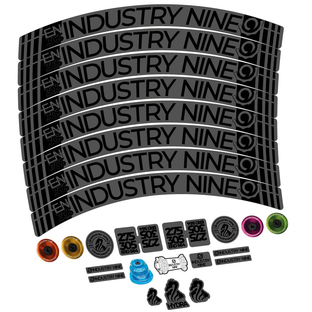 Autocollant Industry Nine Enduro 305 V3, Roues VTT 29, Vélo vinyle sticker